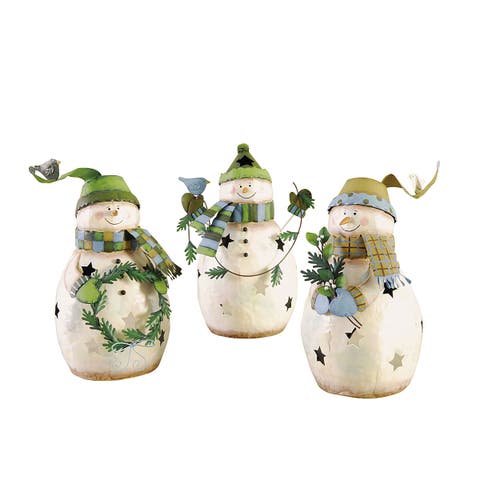 Snowman Tealight Holder A/3