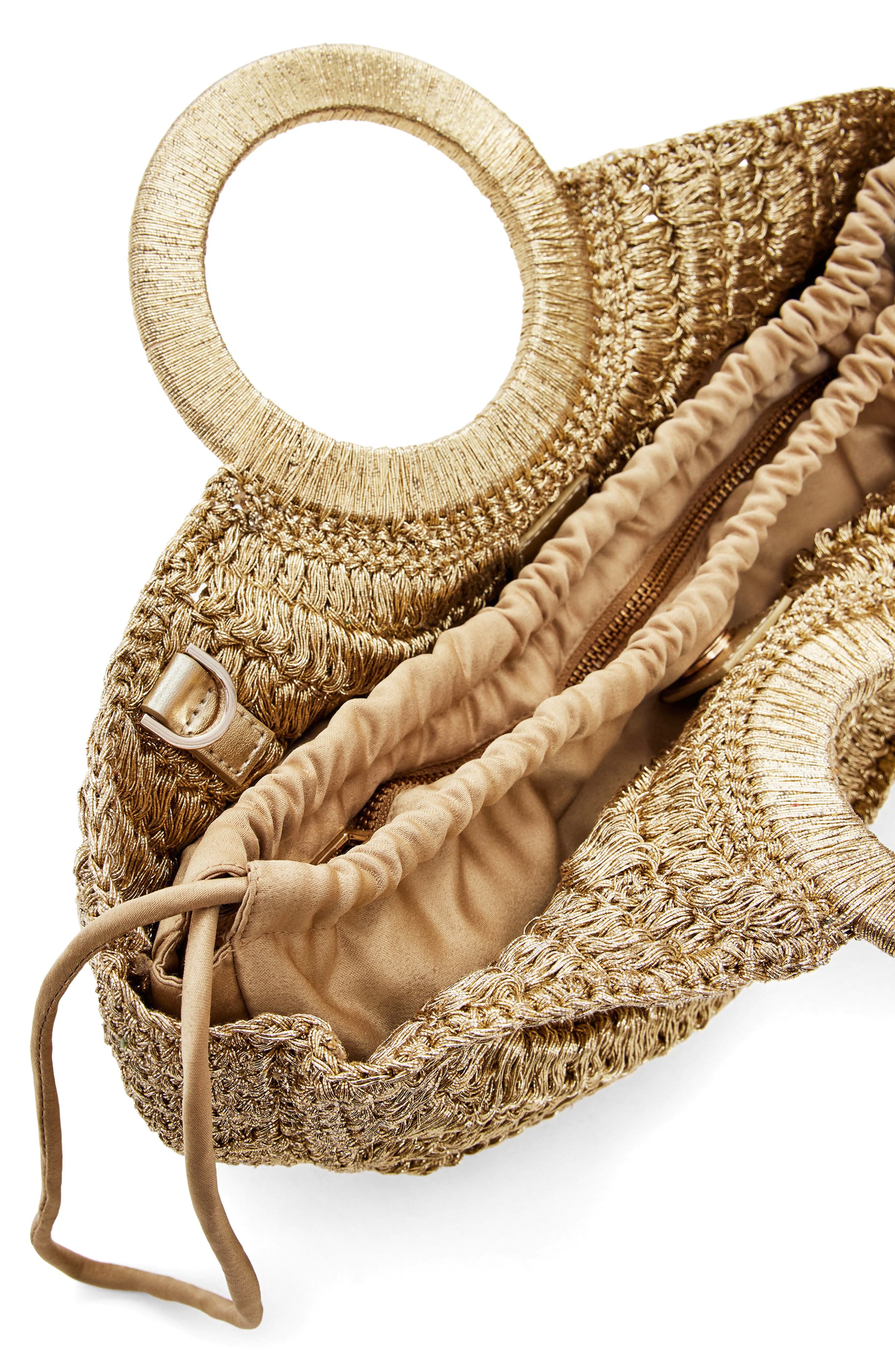 Desigual Raffia Bag, Alternate, color, 