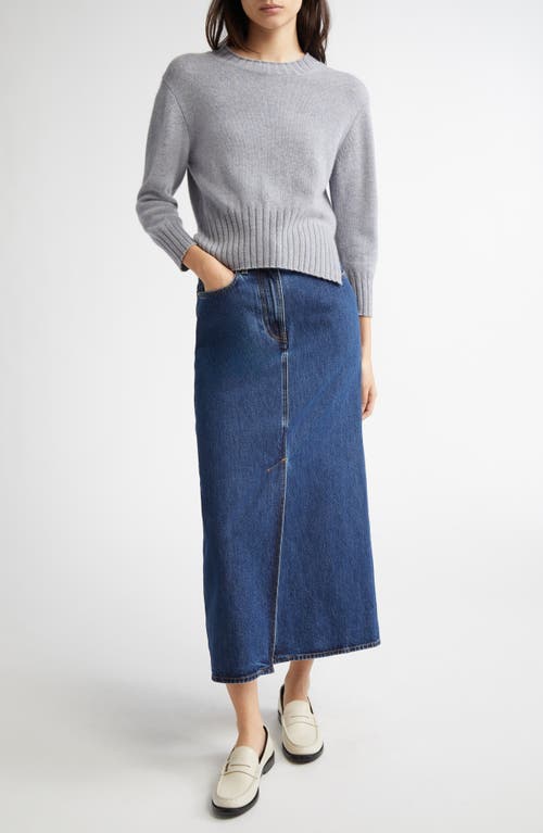 LOULOU STUDIO LOULOU DE SAISON MORA THREE-QUARTER SLEEVE CASHMERE SWEATER