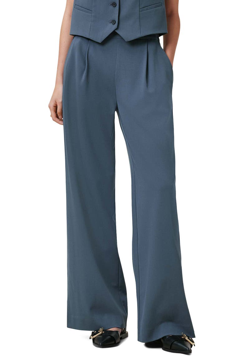 Aleida Wide Leg Pants, Main, color, TURBULENCE GREY