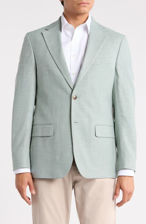 Two-Button Notch Lapel Sport Coat