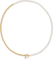 Kate Spade New York freshwater pearl toggle necklace