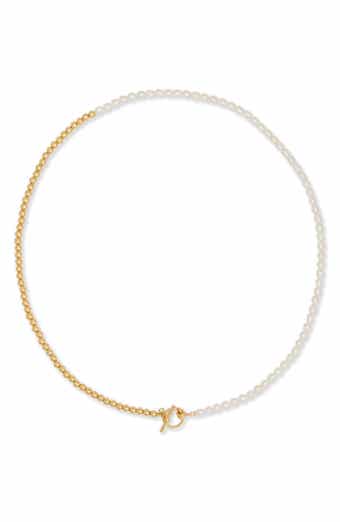 Kate Spade New York freshwater pearl toggle necklace