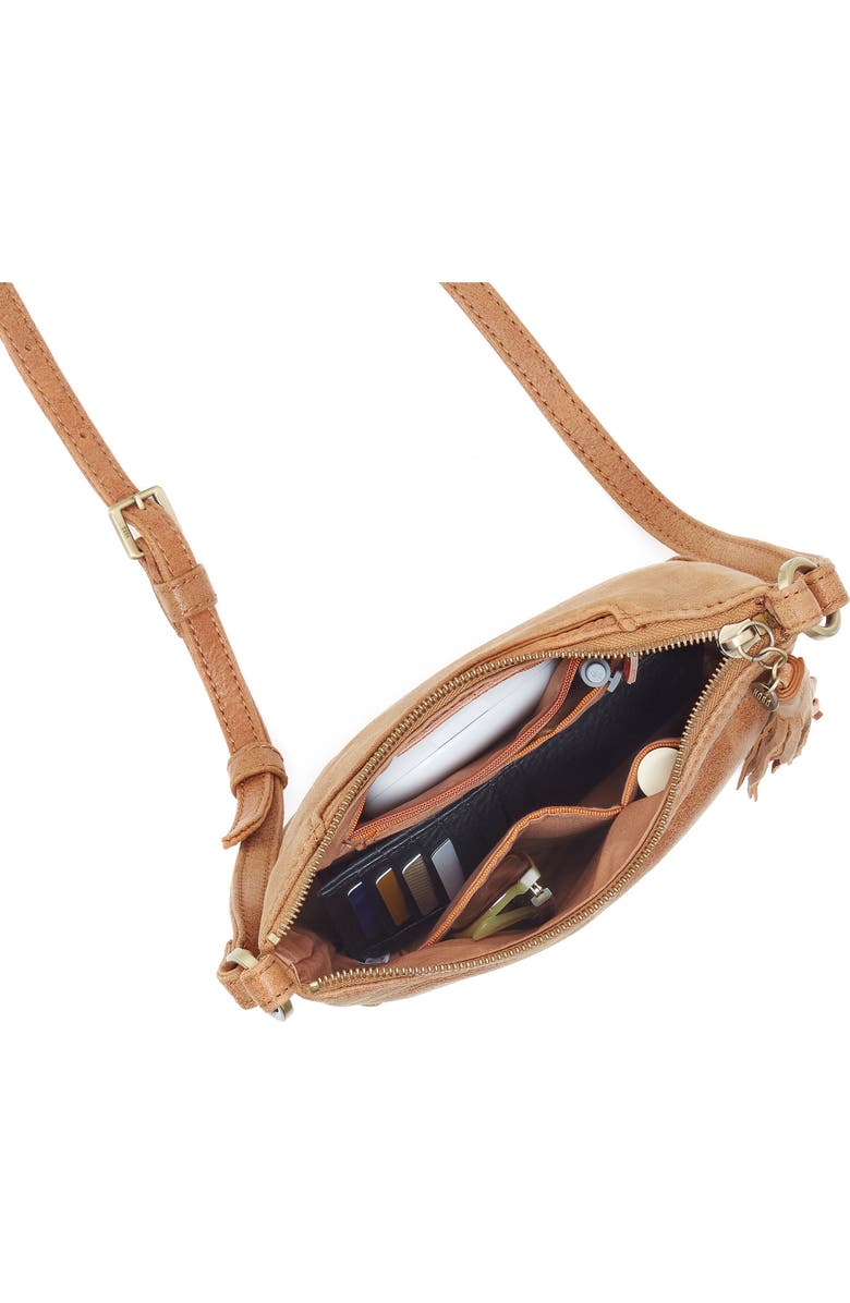 HOBO Lexi Leather Crossbody Bag, Alternate, color, Whiskey