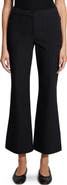 Theory Pintuck Cotton Blend Kick Flare Pants