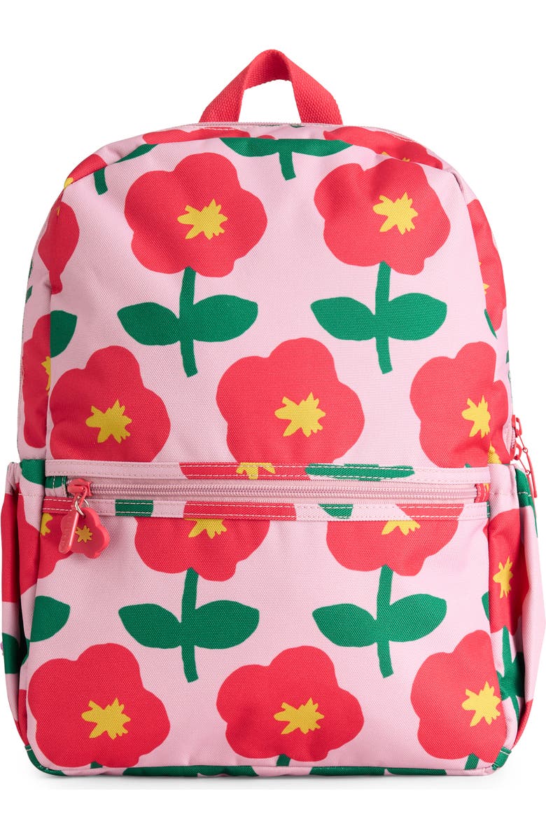 Mini Boden Kids' Cutout Flower Backpack, Main, color,