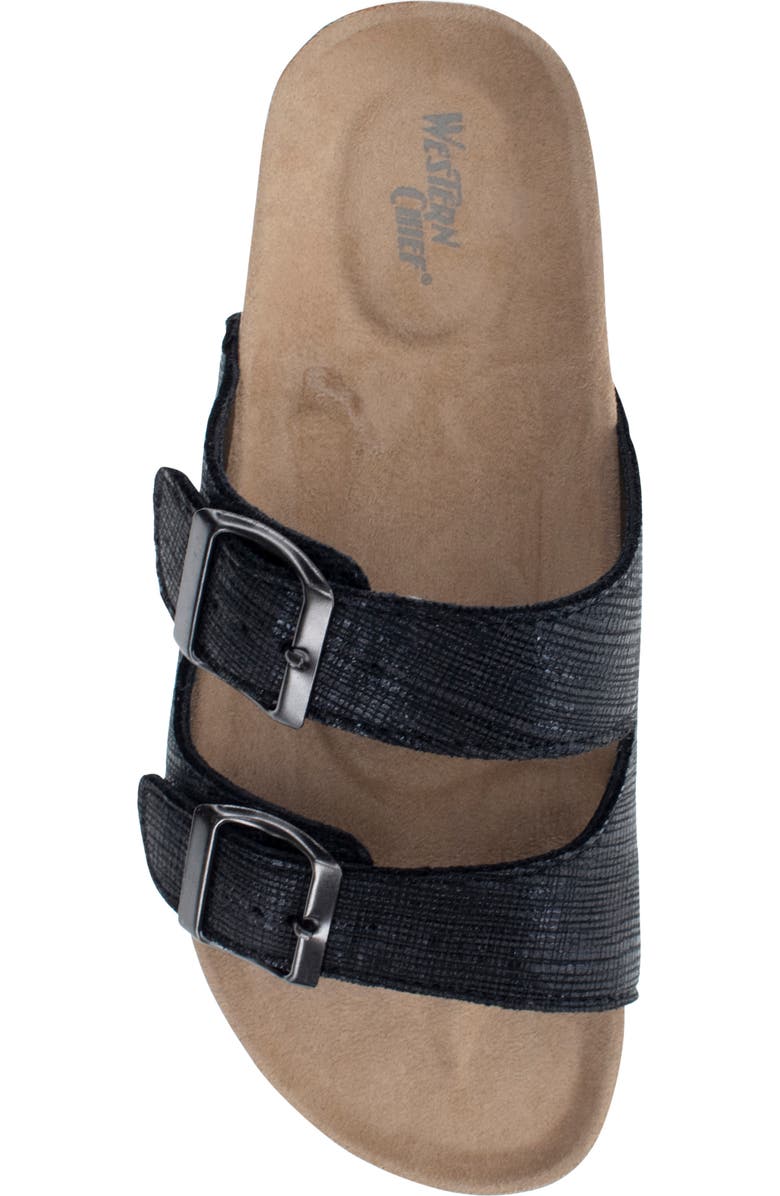 Western Chief Sophie Metallic Slide Sandal, Alternate, color,