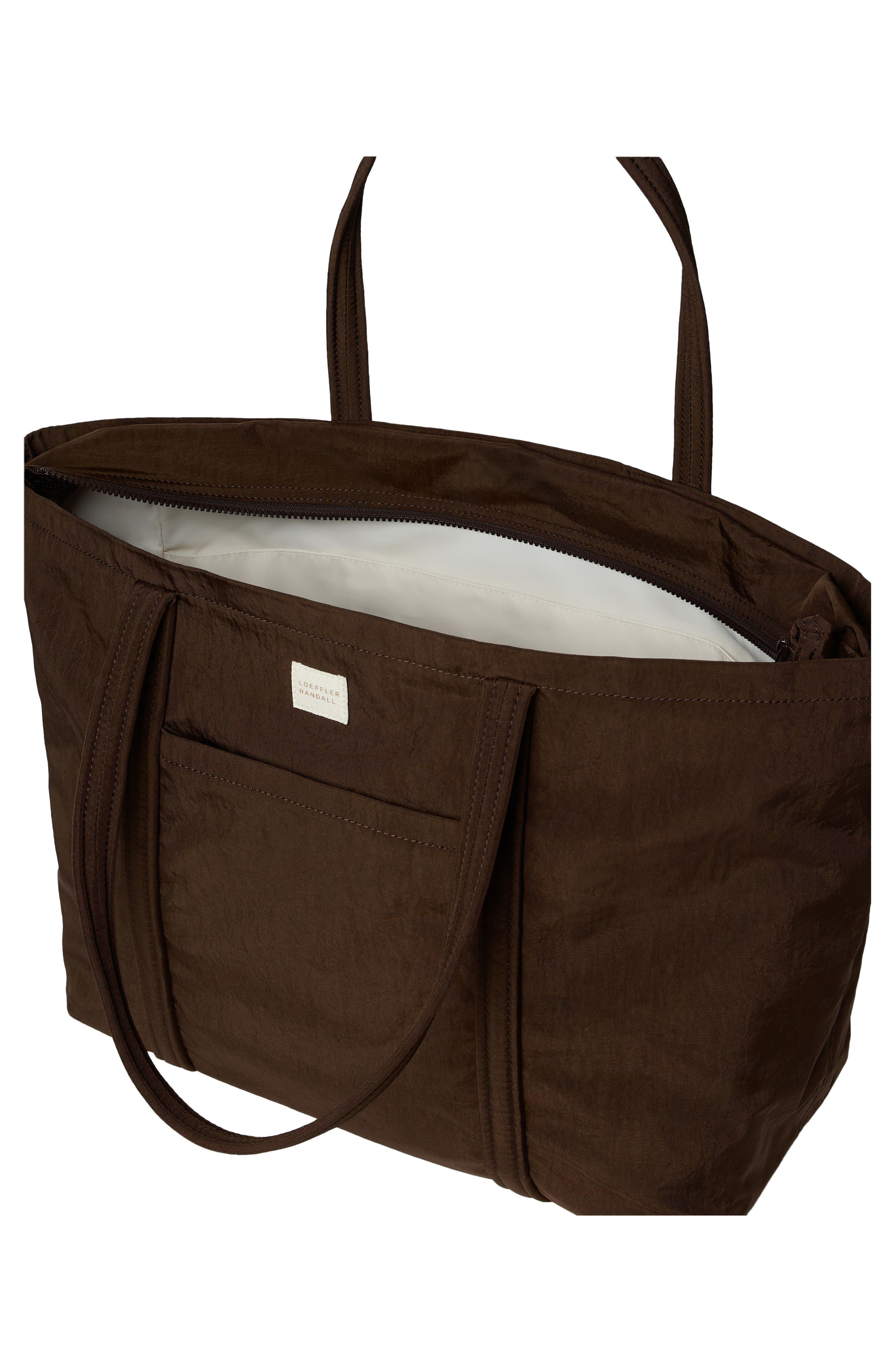 Loeffler Randall Dina Travel Tote, Alternate, color, Chocolate