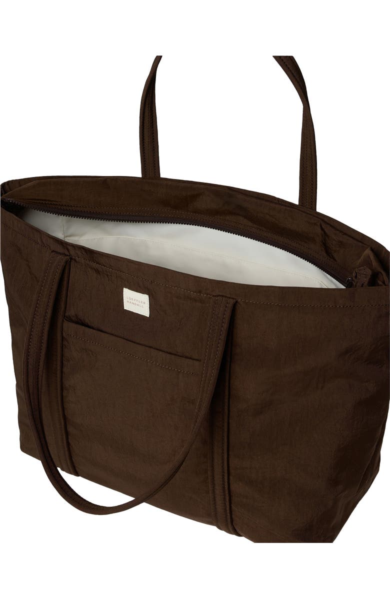 Loeffler Randall Dina Travel Tote, Alternate, color, Chocolate