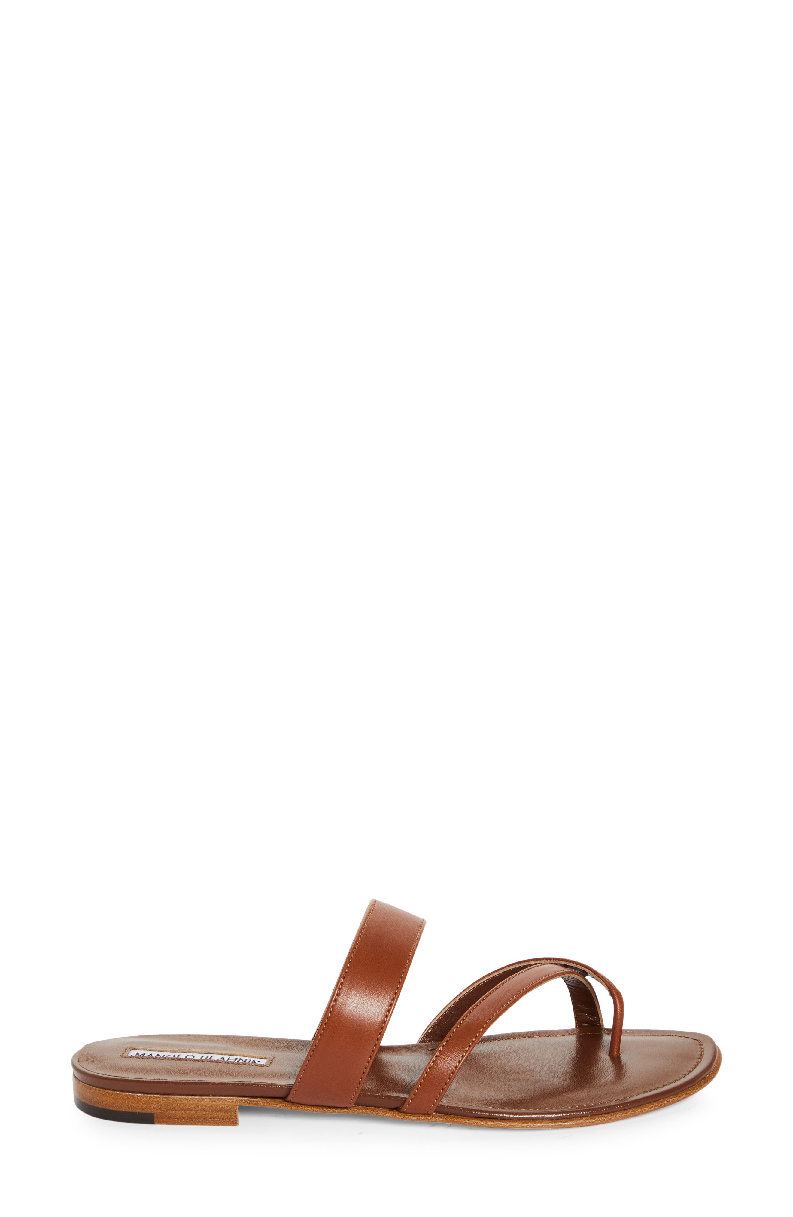 Manolo Blahnik Susa Sandal, Alternate, color, Brown