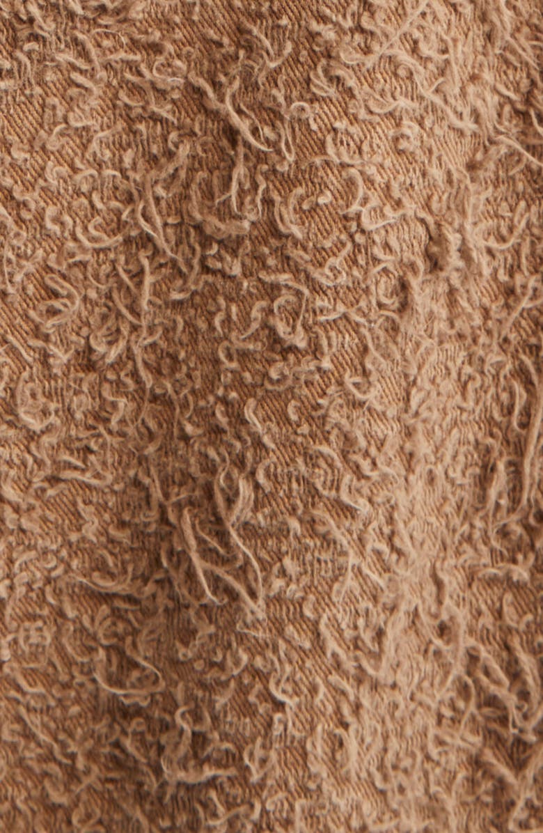 Haikure Bethany Wide Leg Fur Denim Jeans, Alternate, color, Camel