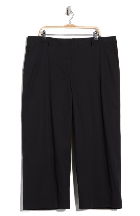 Ankle Wide Leg Pants (Plus)