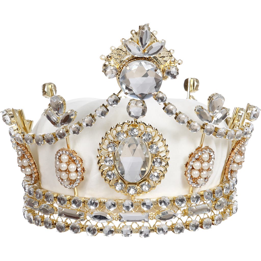Mark Roberts Tiara Crown, Set Of 2 In White
