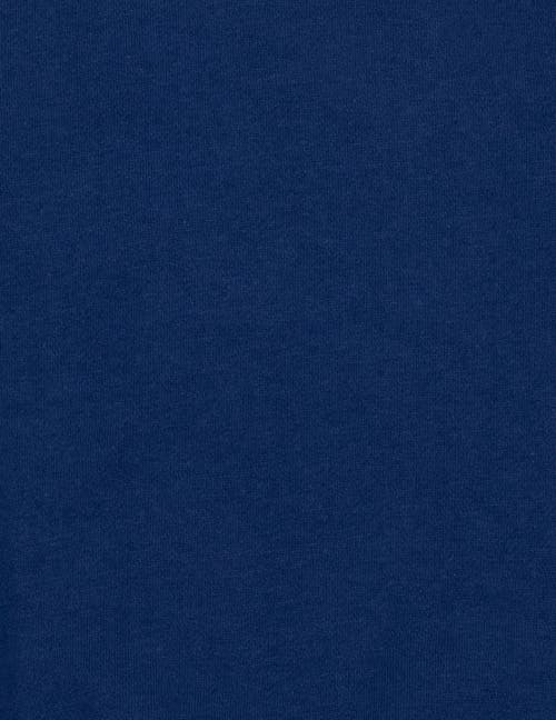Leveret Kids Pullover Sweatshirt, Long Sleeve, Solid Colors In Blue