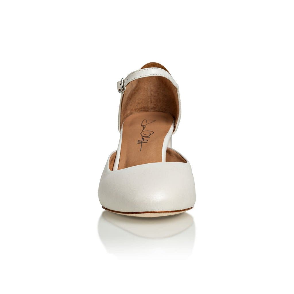 Sally Leather Mary Jane Pump, Alternate, color, Off White