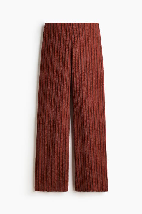 Wide Crinkled Trousers