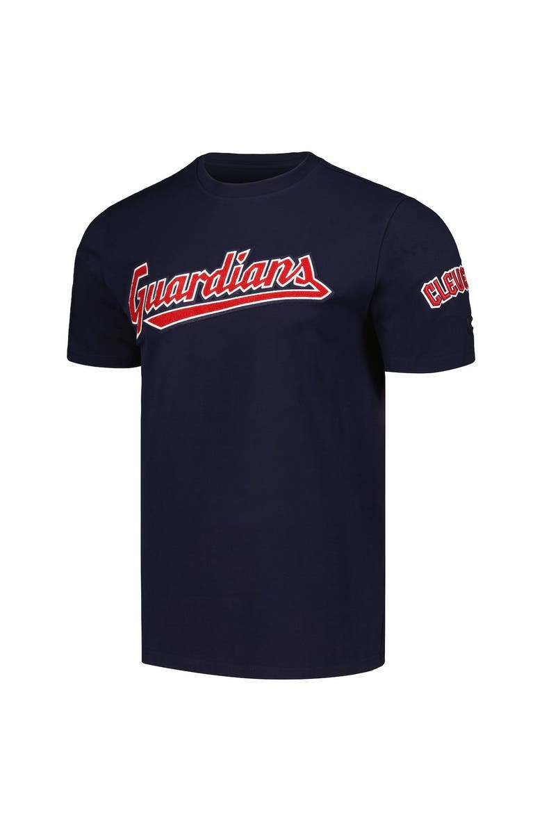 PRO STANDARD Men's Pro Standard Navy Cleveland Guardians Team Logo T-Shirt, Alternate, color, Navy