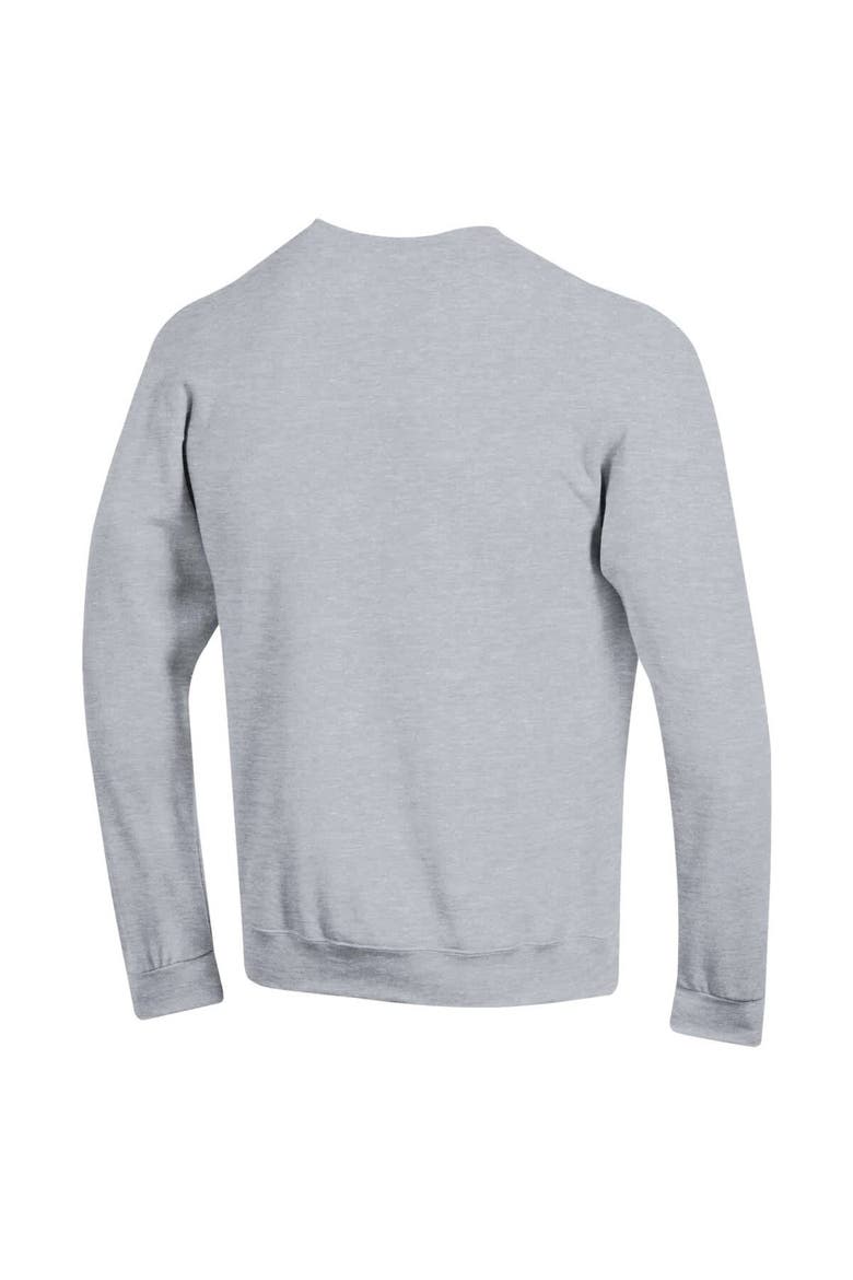 Men's Champion  Heather Gray USC Trojans Arch Over Logo Pullover Sweatshirt, Alternate, color, Heather Gray