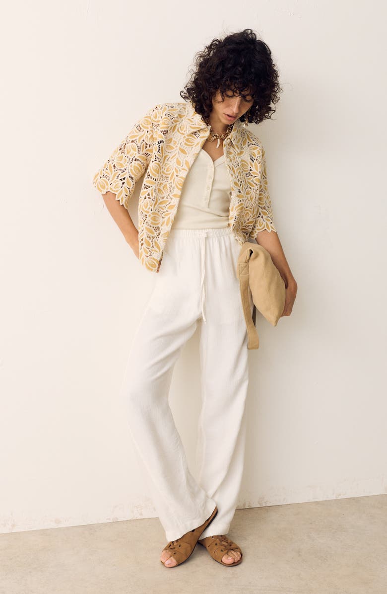 PER UNA BY M&S Henley Sleeveless Top, Alternate, color, Ecru Brown