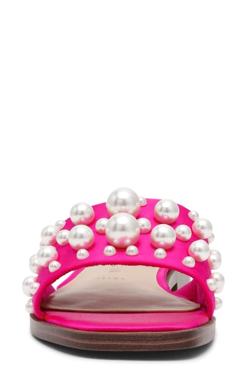 ANNE KLEIN ANNE KLEIN EUGENIE FAUX PEARL SLIDE SANDAL