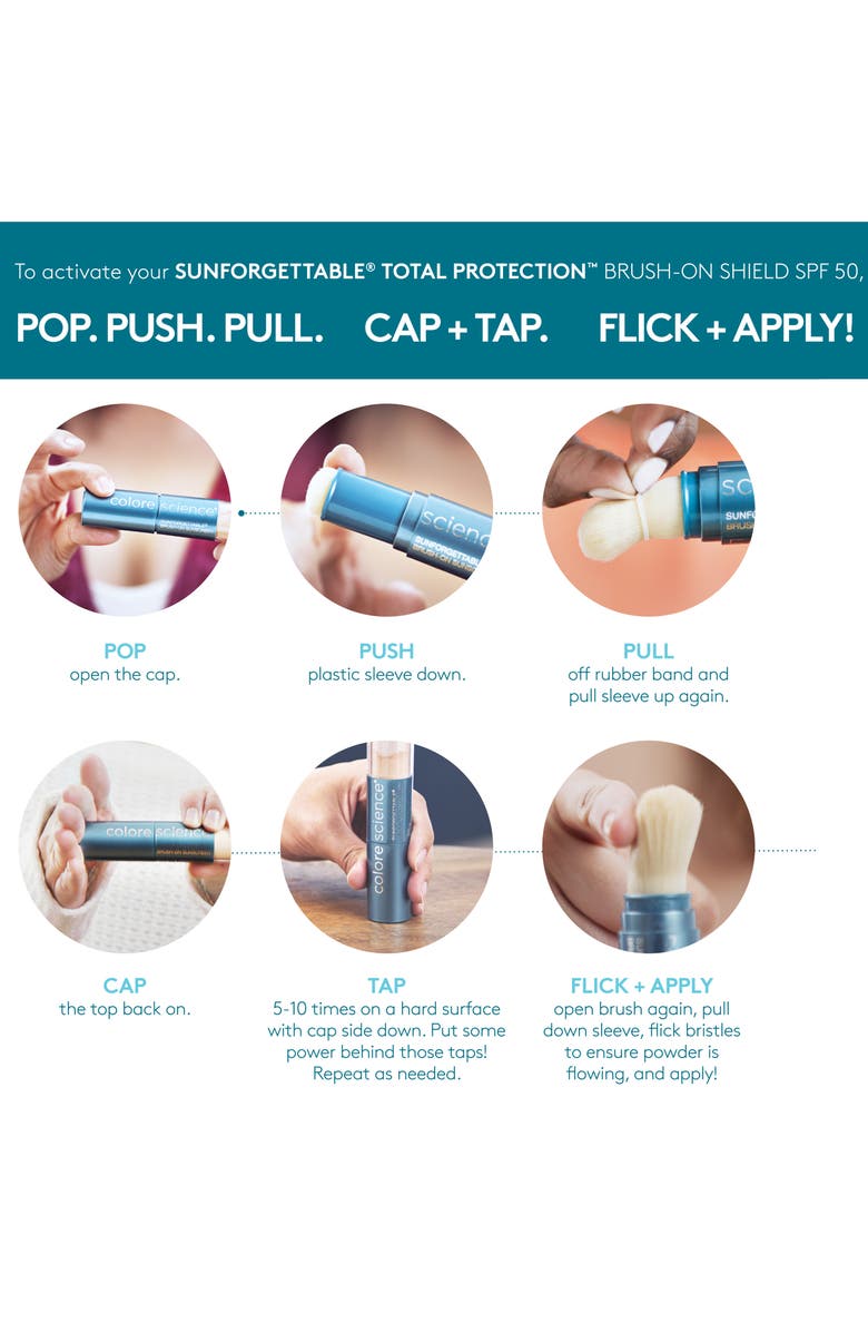 Colorescience <sup>®</sup> Sunforgettable<sup>®</sup> Total Protection Brush-On Sunscreen SPF 50, Alternate, color, Fair