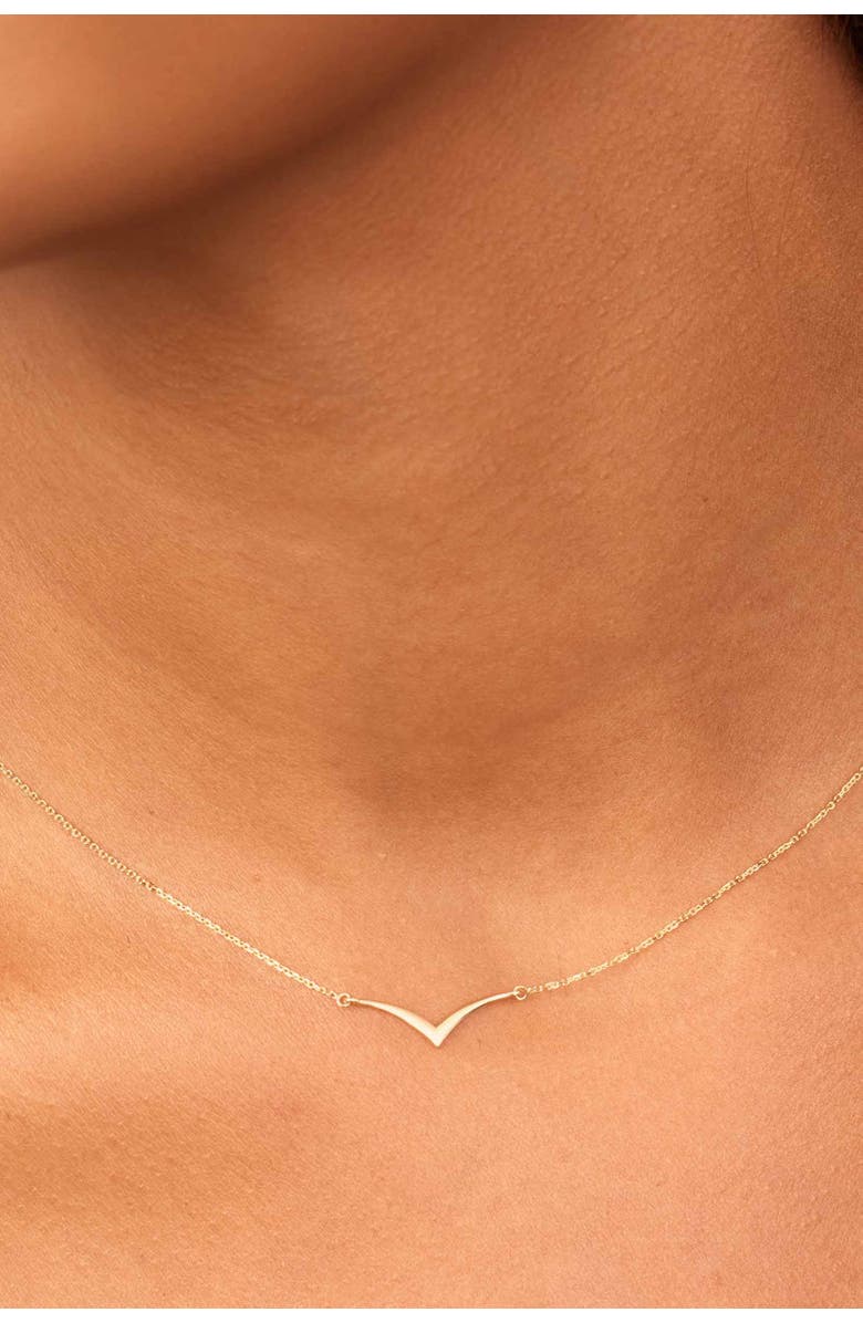 Oradina 14K Yellow Gold Fly High Pendant Necklace, Alternate, color, Yellow Gold