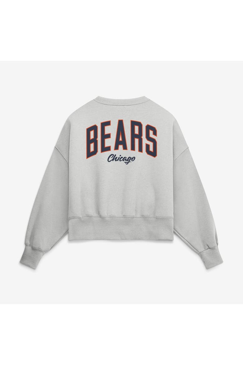 Women's Nike  Gray Chicago Bears Oversized Primetime Phoenix Fleece Sweatshirt, Alternate, color, Gray