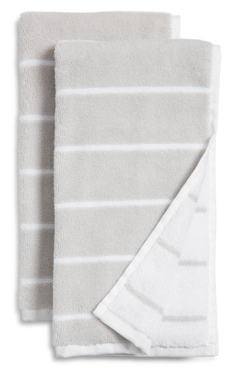 Hydrocotton Stripe Set of 2 Hand Towels