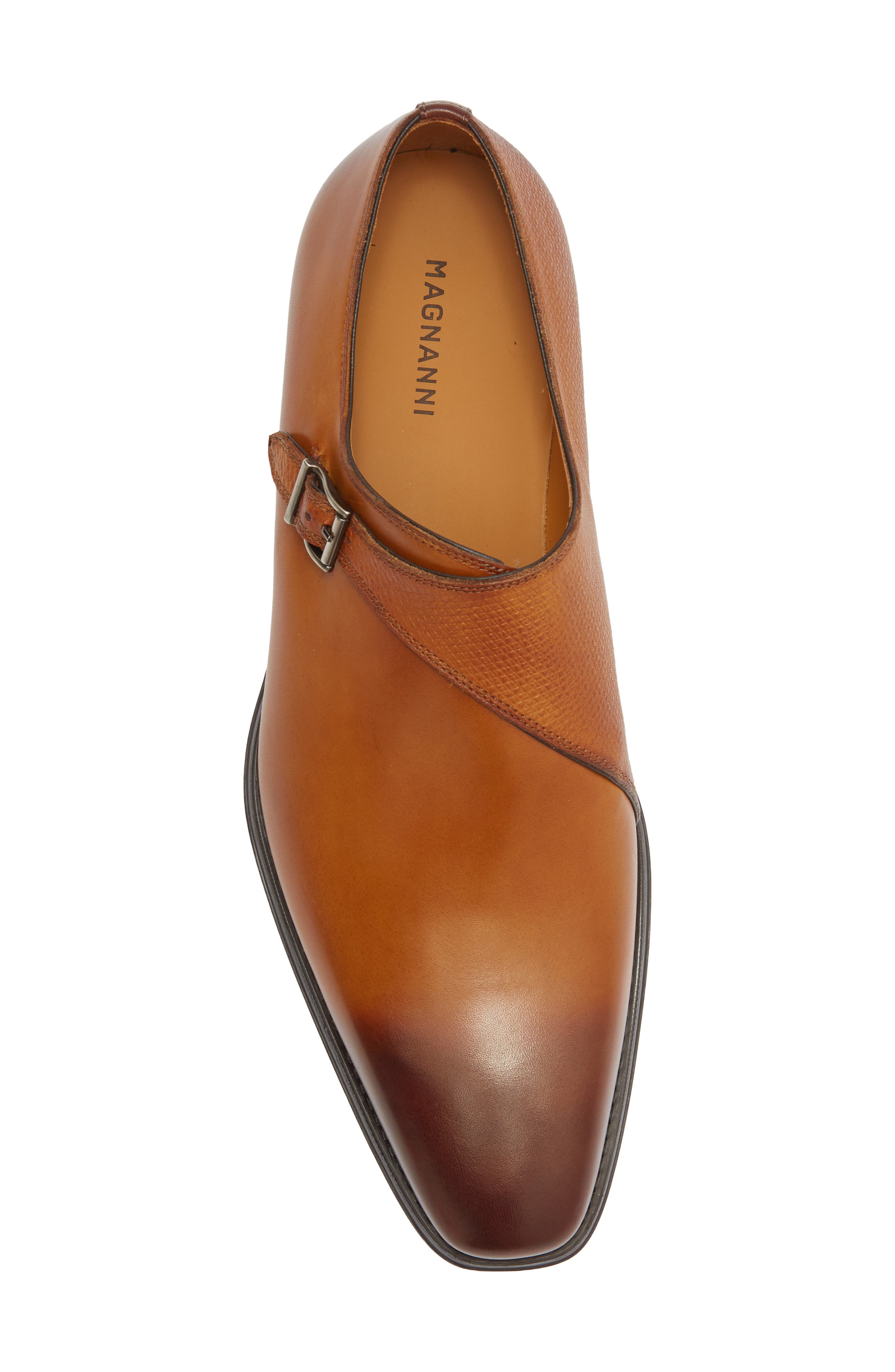 Aneto II Cuero Monk Shoe, Alternate, color, CUERO