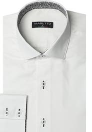 MASUTTO Aria Solid Button-Up Long Sleeve Shirt