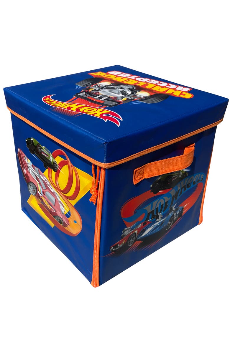 Tara Toy Hot Wheels 300 Car Storage Cube Bin & Playmat, Main, color, Multicolored