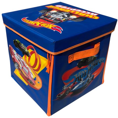 Hot Wheels 300 Car Storage Cube Bin & Playmat