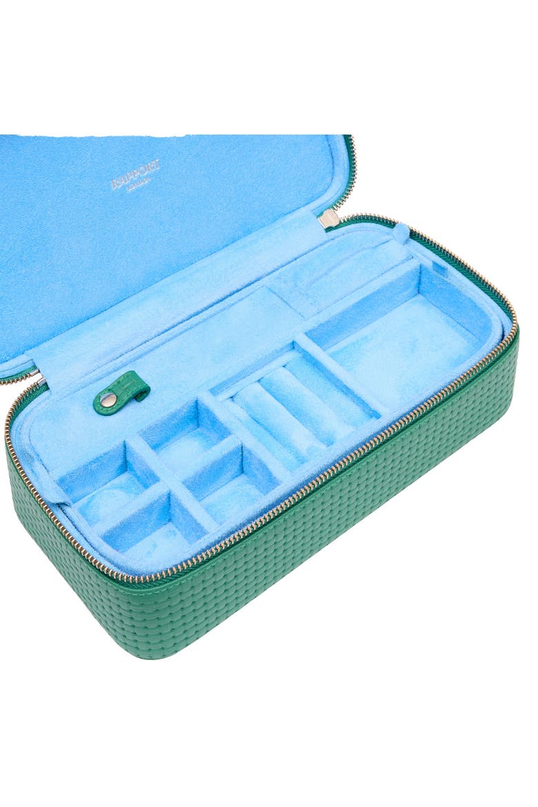 Charlotte Jewelry Case, Alternate, color, Green