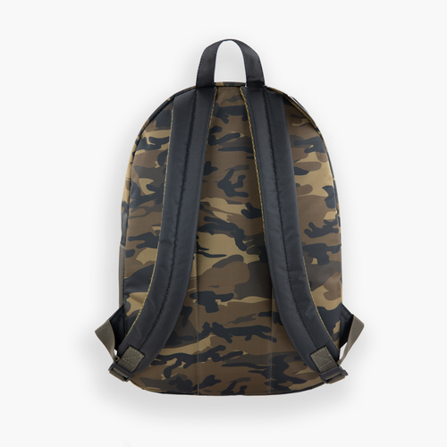 Fly By Night 17" Camo Backpack In Grey