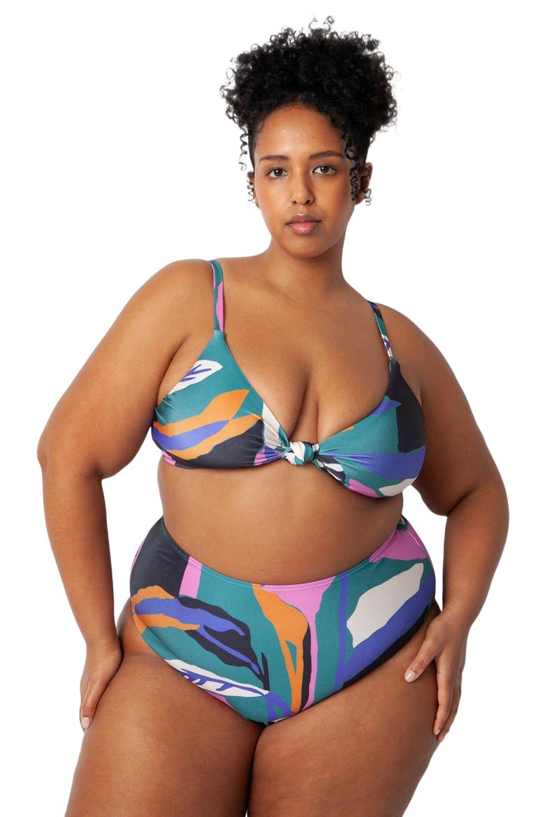Vista Bikini Swimsuit Top, Alternate, color, Lush