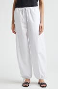 TOTEME Organic Cotton Drawstring Trousers