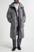 Thom Browne Waterproof Cashmere Parka With Removable Hood