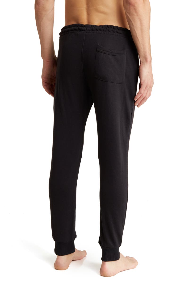 Hurley One and Only Logo Lounge Pants, Alternate, color, Black