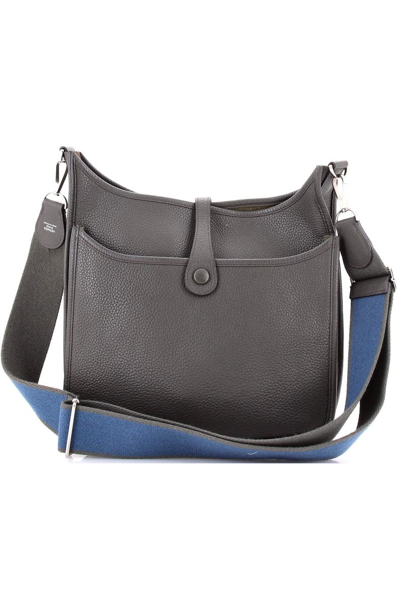 Pre-Owned Hermes Evelyne Bag Gen III Clemence PM, Alternate, color, Vert De Gris