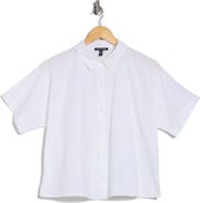 Eileen Fisher Classic Collared Organic Cotton Shirt