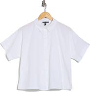 Eileen Fisher Classic Collared Organic Cotton Shirt