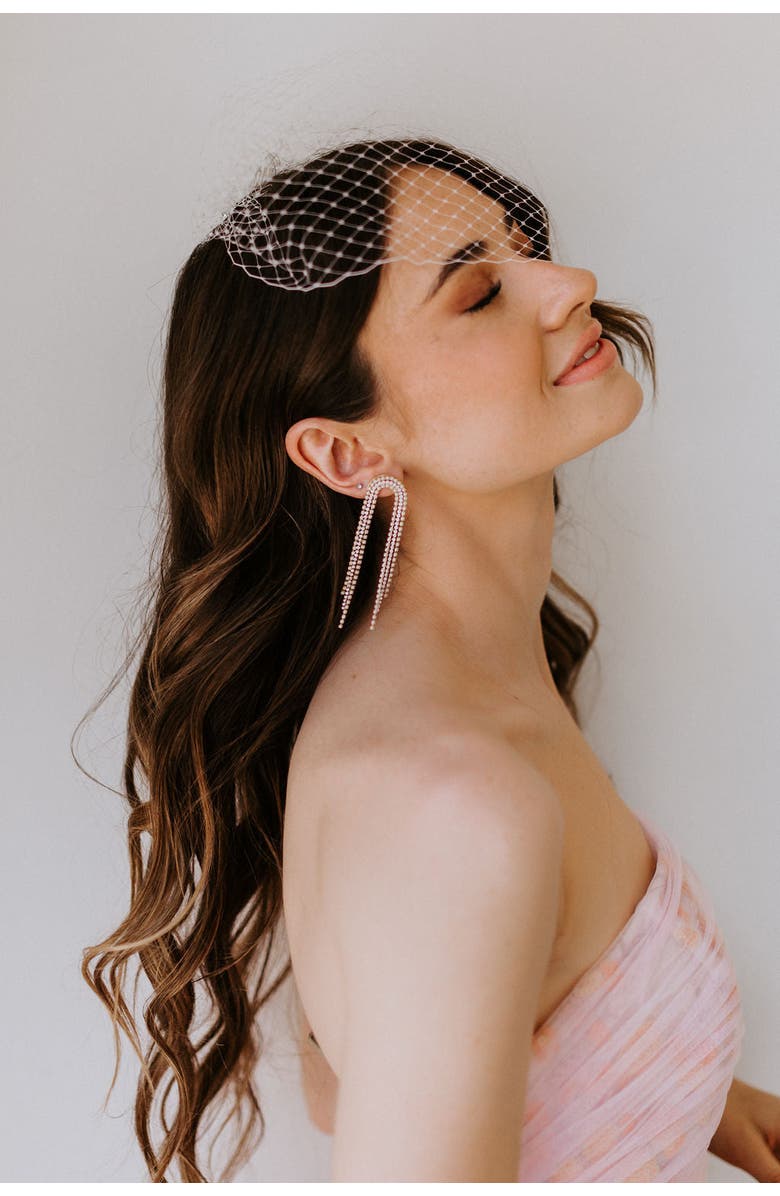 Untamed Petals Cairo Rainbow Drop Earrings, Alternate, color, Gold