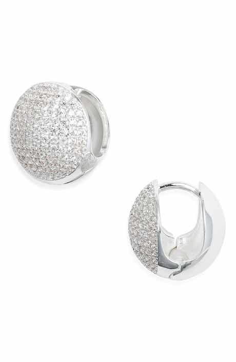 Nordstrom Pavé Orb Huggie Earrings