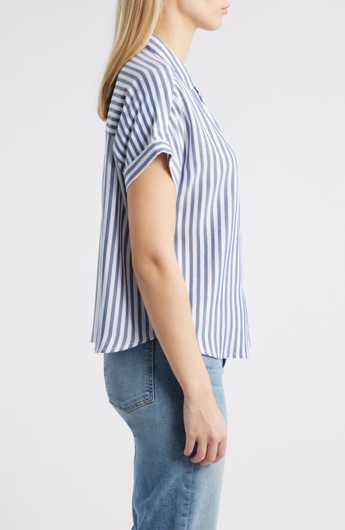 BEACHLUNCHLOUNGE BEACHLUNCHLOUNGE DENISE STRIPE SHIRT 