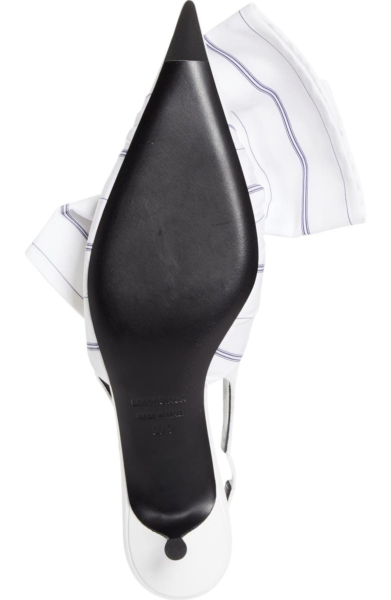 Balenciaga Pointed Toe Kitten Heel Slingback Pump, Alternate, color,