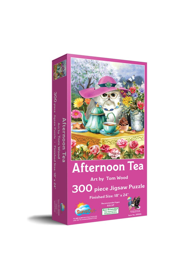 Afternoon Tea 300 piece Jigsaw Puzzle for Adults, Main, color, Multicolor
