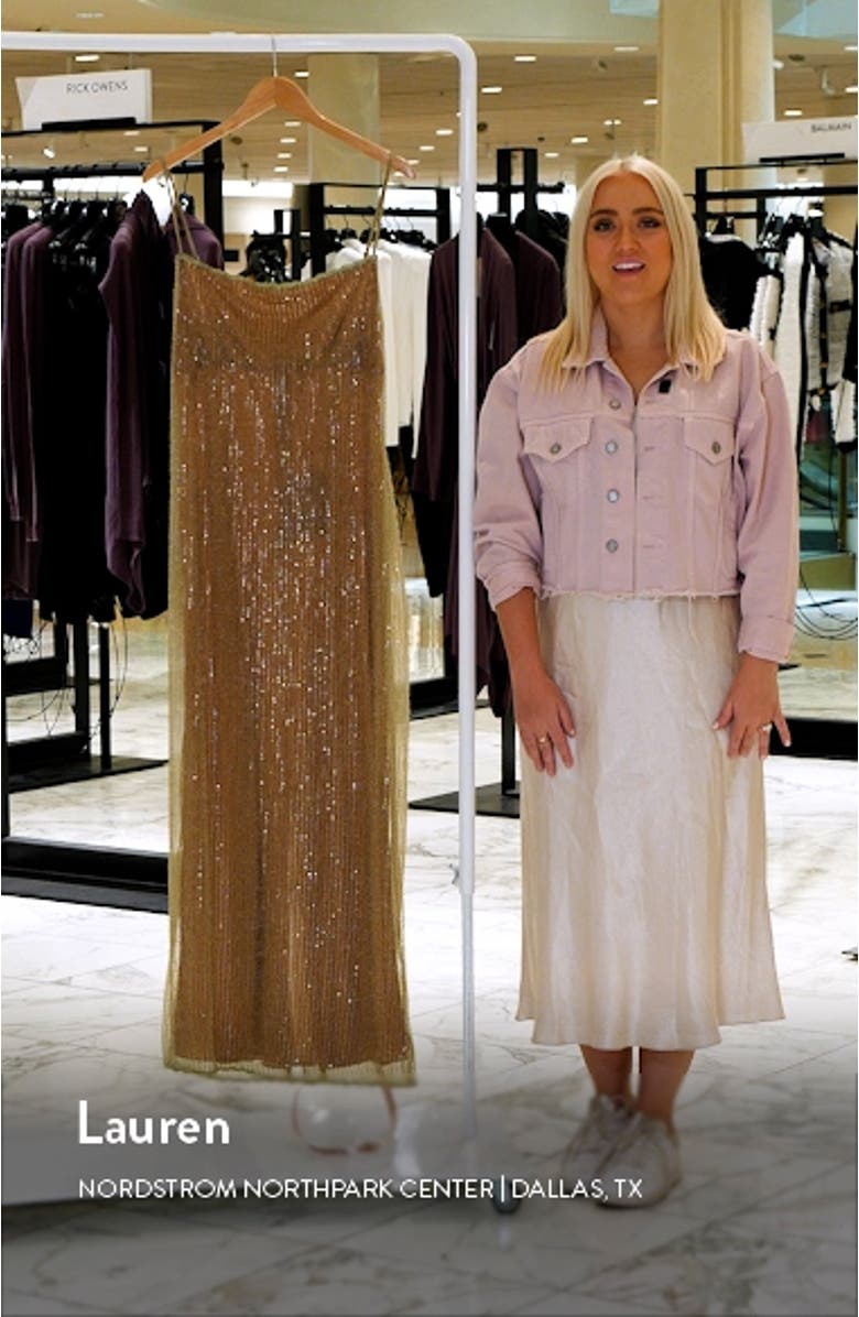 Alondra Beaded Cocktail Dress, sales video thumbnail