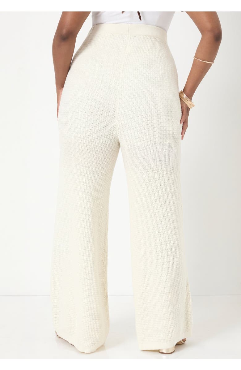 June + Vie Knitted Sweater Pants, Alternate, color, Sugar Swizzle