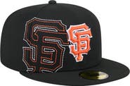 New Era Men's New Era Black San Francisco Giants Yarn Stitch 59FIFTY Fitted Hat