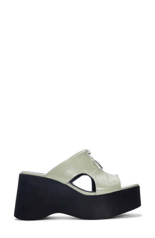 Chinese Laundry Taysha Platform Slide Sandal In Green